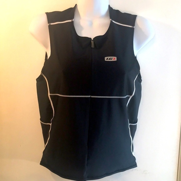 Louis Garneau Black Cyclist Tank Size Medium - Picture 1 of 10
